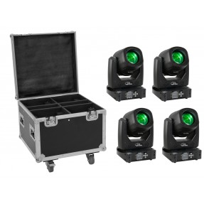 EUROLITE Set 4x LED TMH-B90 + Case with wheels - 1