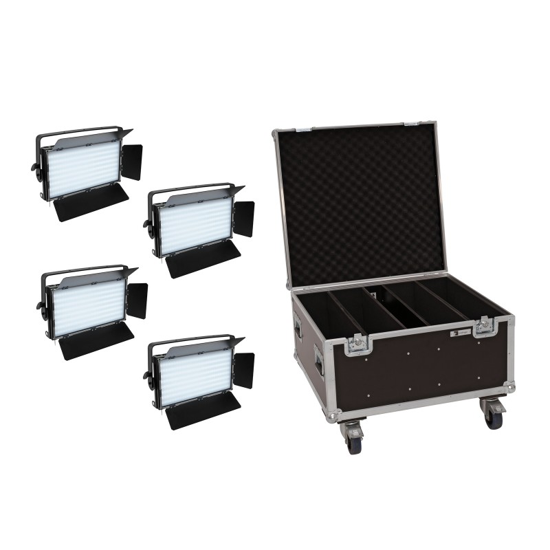 EUROLITE Set 4x LED PLL-480 CW/WW Panel + Case - 1