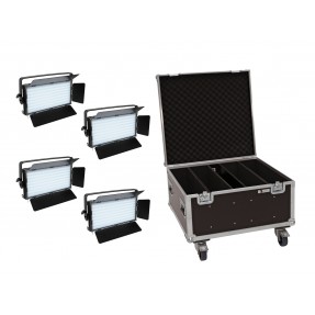 EUROLITE Set 4x LED PLL-480 QCL Panel + Case - 1