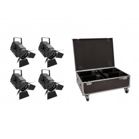 EUROLITE Set 4x LED THA-150F + Case - 1