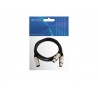 OMNITRONIC Adaptercable XLR(M)/2xXLR(F) 0,5m bk - 3