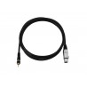 OMNITRONIC Adaptercable RCA/XLR(F) 2m bk - 2