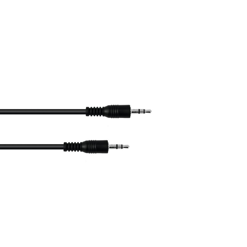 OMNITRONIC Jack cable 3.5 stereo 3m bk - 1