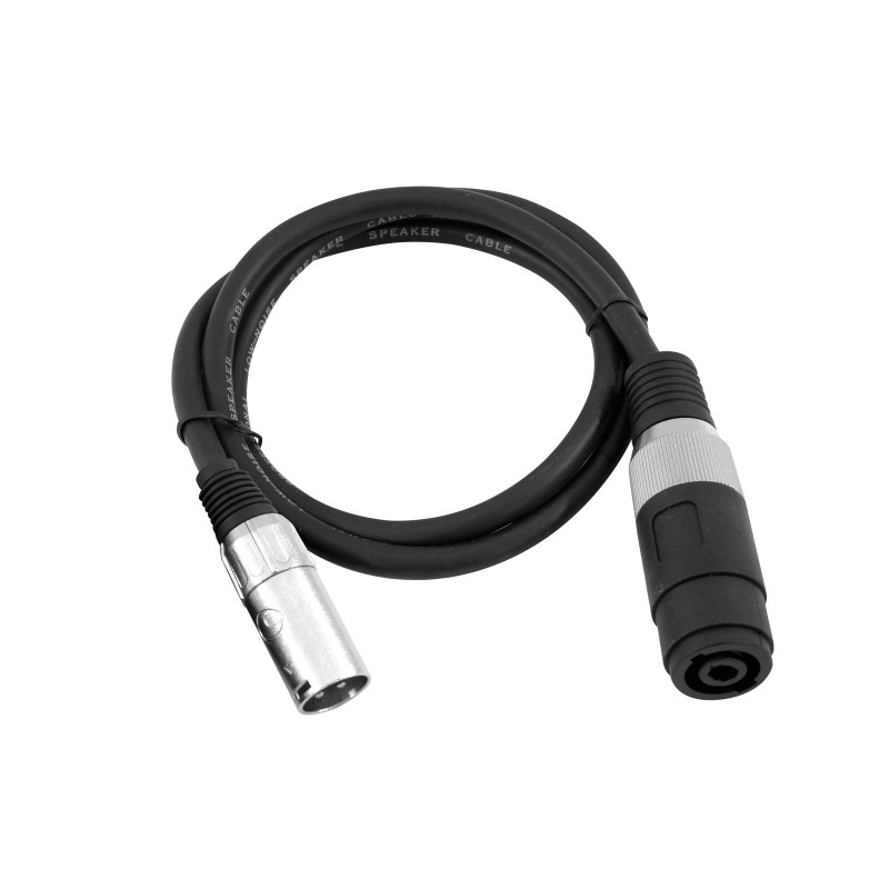 OMNITRONIC Adaptercable Speaker(F)/XLR(M) 1m bk - 2