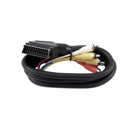OMNITRONIC Adaptercable Scart/6xRCA 1.5m - 1