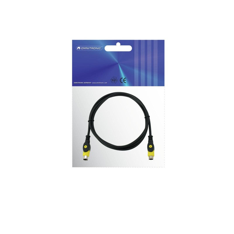 OMNITRONIC S-Video cable 1.5m - 2