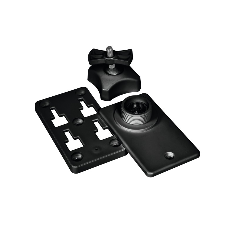 OMNITRONIC Wall Bracket for ODP-204/206 black 2x - 1