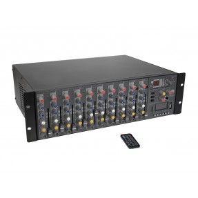 OMNITRONIC RM-1422FXA USB Rack Power Mixer - 1