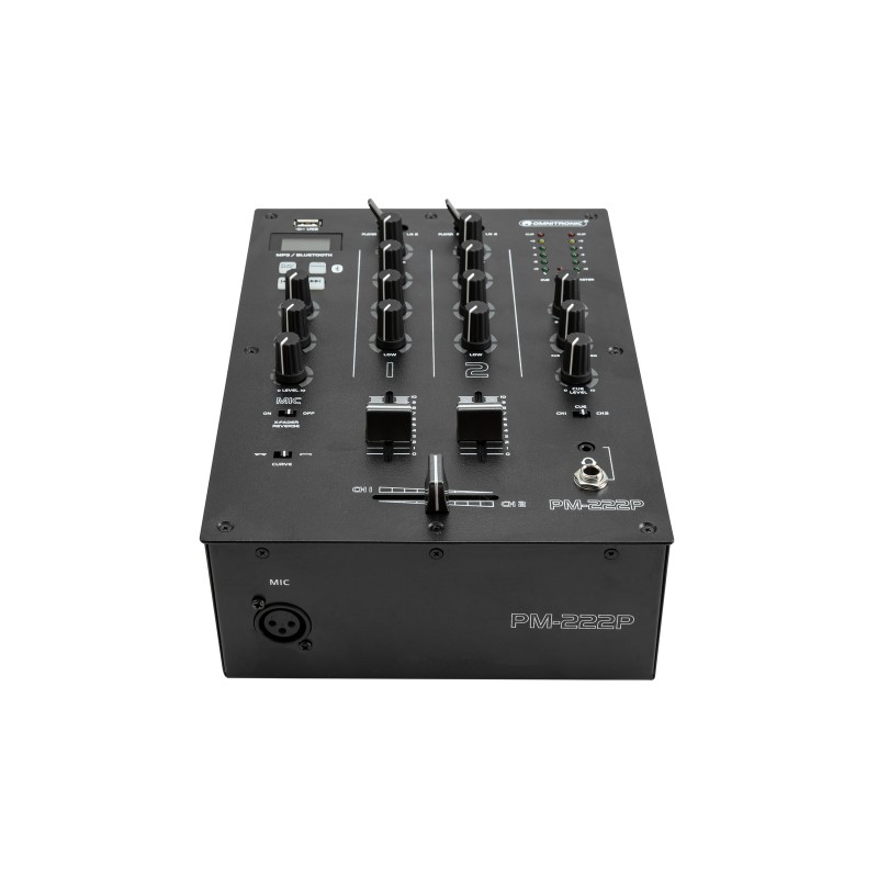 OMNITRONIC PM-222P 2-Channel DJ Mixer with Player - 5