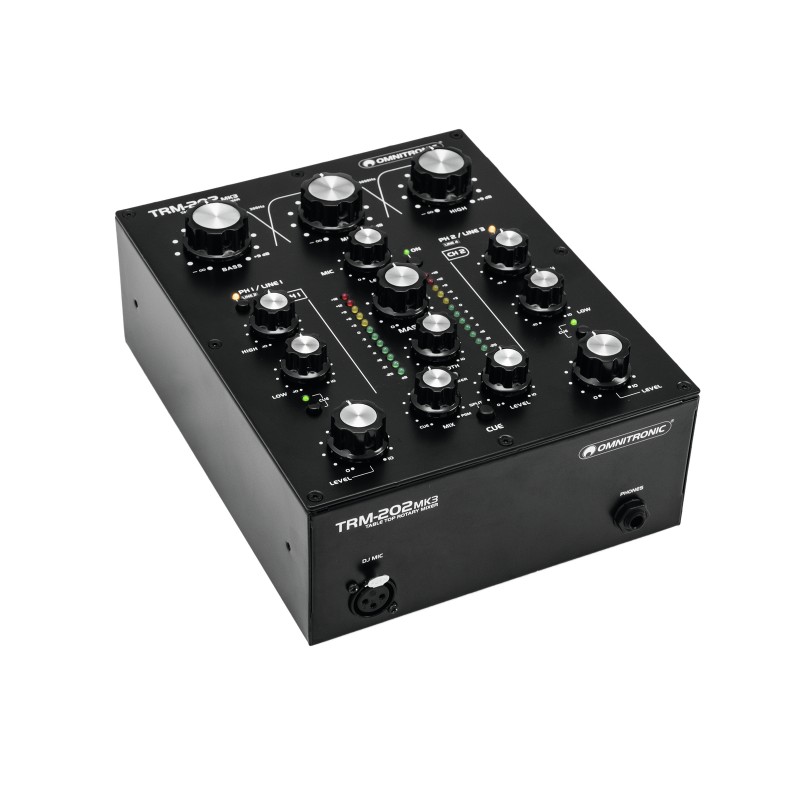 OMNITRONIC TRM-202MK3 2-Channel Rotary Mixer - 1