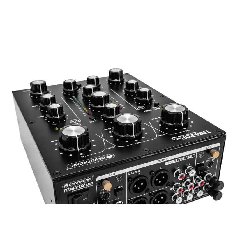 OMNITRONIC TRM-202MK3 2-Channel Rotary Mixer - 5