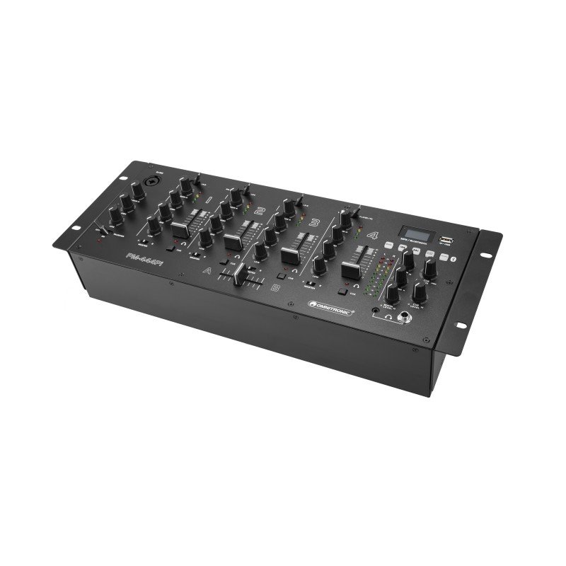 OMNITRONIC PM-444Pi 4-Channel DJ Mixer with Player & USB Interface - 2