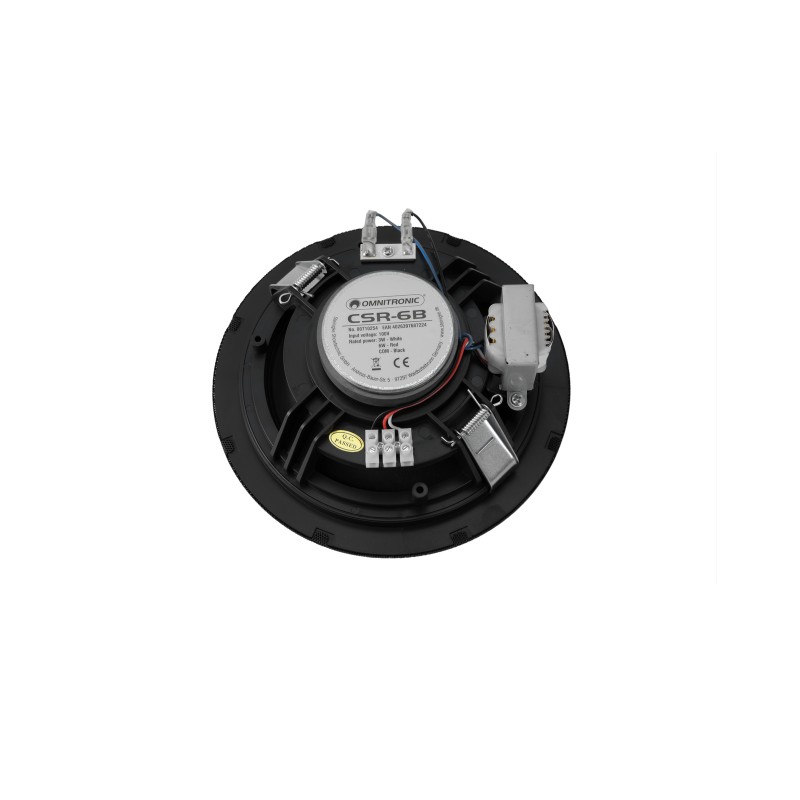 OMNITRONIC CSR-6B Ceiling Speaker black - 3