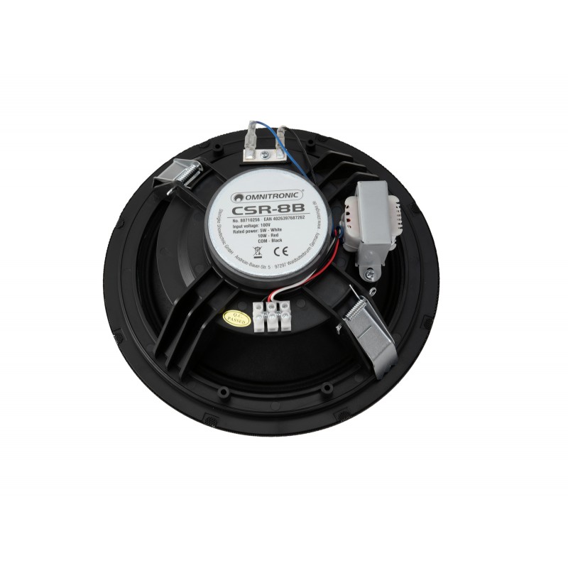 OMNITRONIC CSR-8B Ceiling Speaker black - 3
