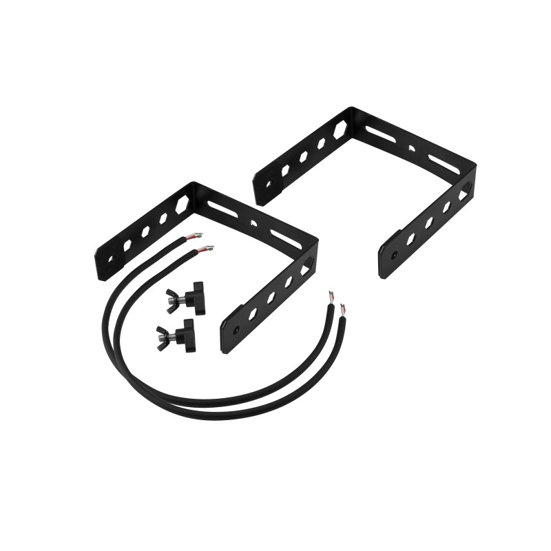 OMNITRONIC BOB-4 Extension Bracket black 2x - 1