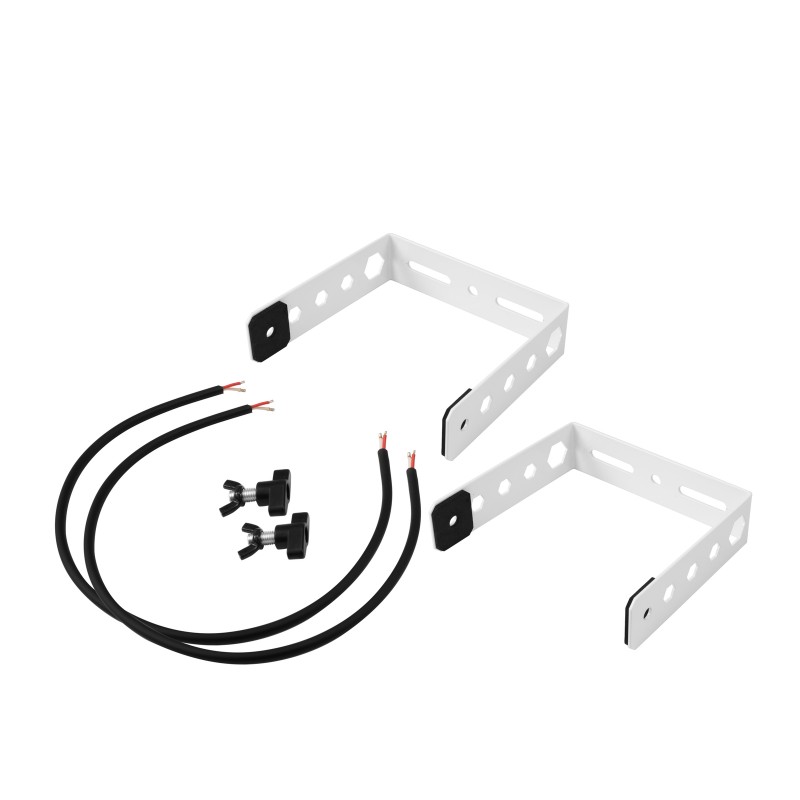 OMNITRONIC BOB-4 Extension Bracket white 2x - 1