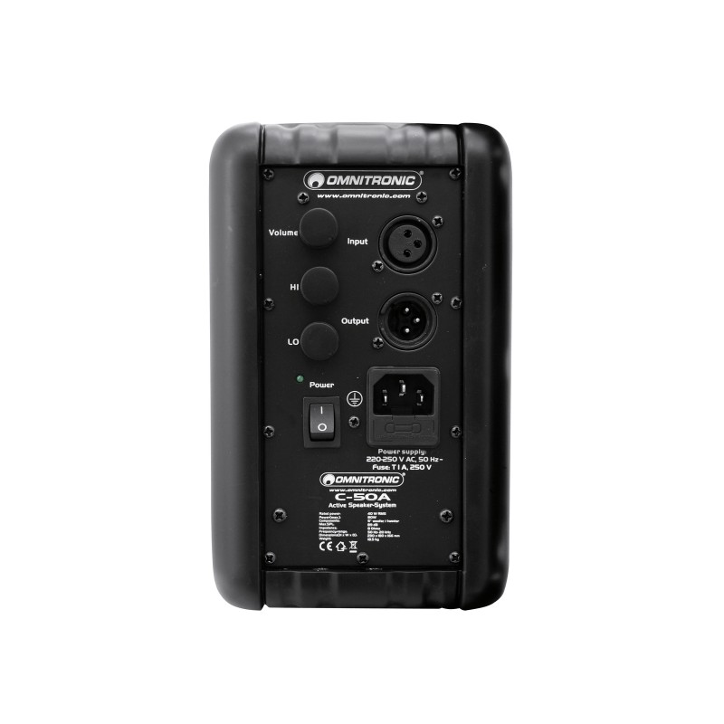 OMNITRONIC C-50A active black 2x - 4