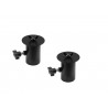 OMNITRONIC BOB-4 Stand Adaptor black 2x - 1