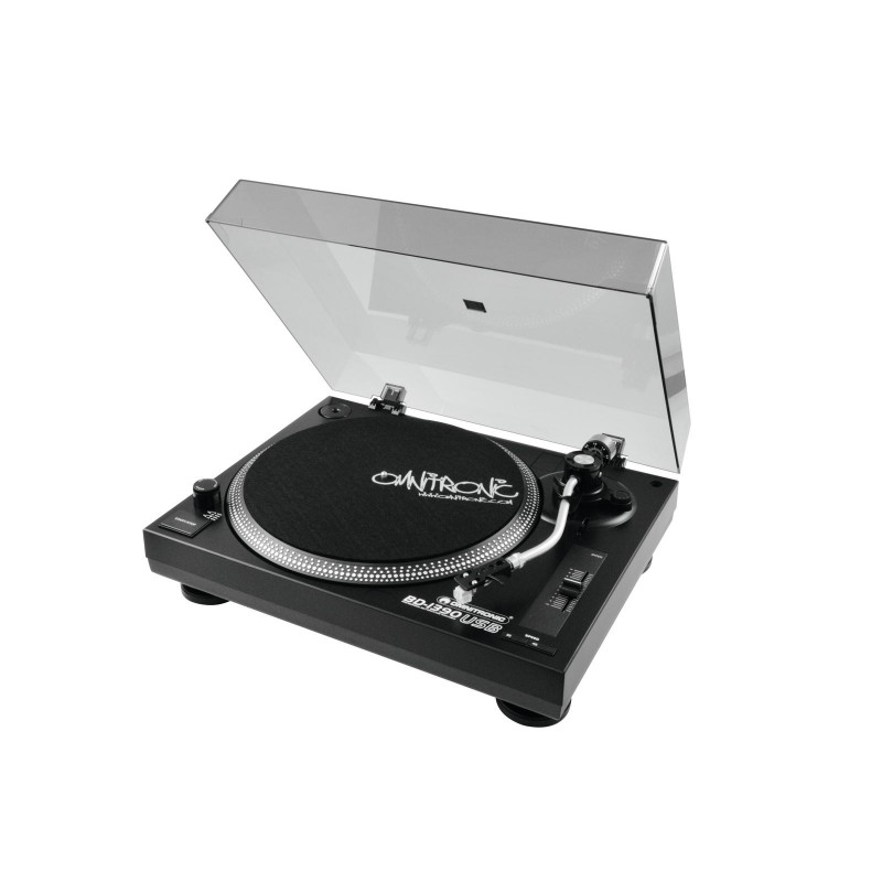 OMNITRONIC BD-1390 USB Turntable bk - 2