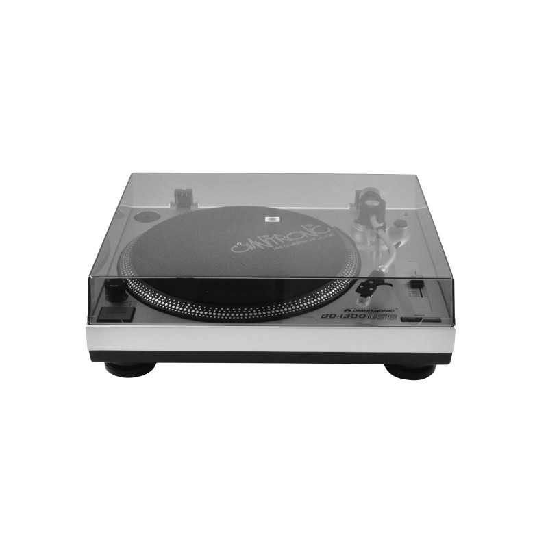 OMNITRONIC BD-1380 USB Turntable sil - 4
