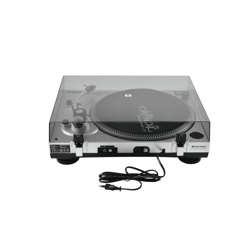 OMNITRONIC BD-1380 USB Turntable sil - 5