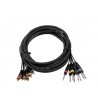 OMNITRONIC Snake cable 8xRCA/8xJack mono 15m - 1