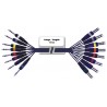 OMNITRONIC Snake cable 8xJack/16xJack mono 15m - 5