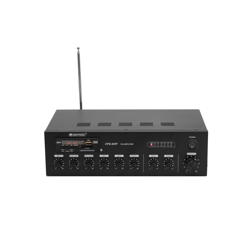 OMNITRONIC CPE-40P PA Mixing Amplifier - 4