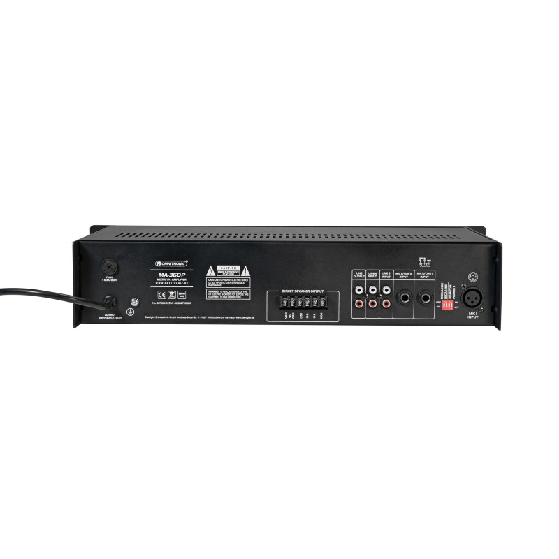 OMNITRONIC MA-360P PA Mixing Amplifier - 4
