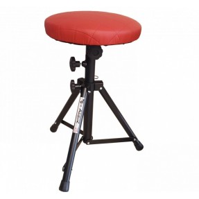 Akmuz T-7 - stołek regulowany od 53 cm do 71 cm czerwony