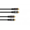 OMNITRONIC RCA cable 2x2 5m - 1