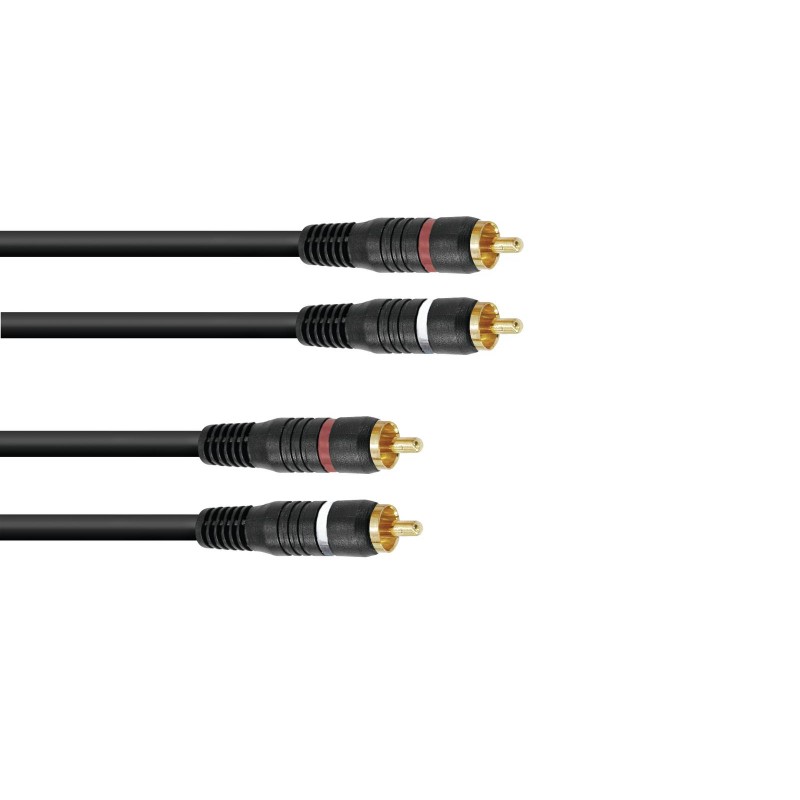 OMNITRONIC RCA cable 2x2 10m - 1