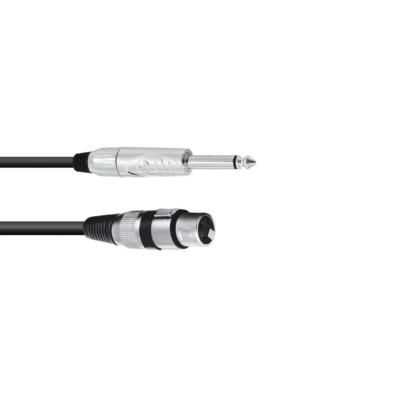 OMNITRONIC Adaptercable XLR(F)/Jack mono 5m bk - 1