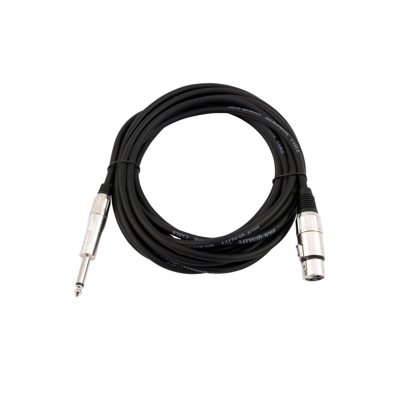 OMNITRONIC Adaptercable XLR(F)/Jack mono 5m bk - 2
