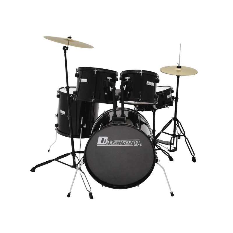 DIMAVERY DS-200 Drum set, black - 1