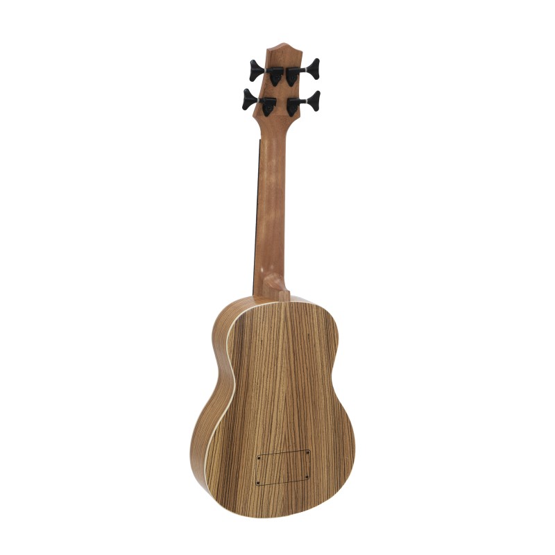 DIMAVERY UK-700 Bass Ukulele, Zebra - 2