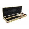 DIMAVERY Wooden Case for E-Guitars, tweed - 3