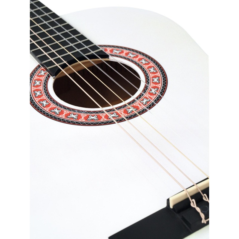 DIMAVERY AC-303 Classical Guitar, white - 4