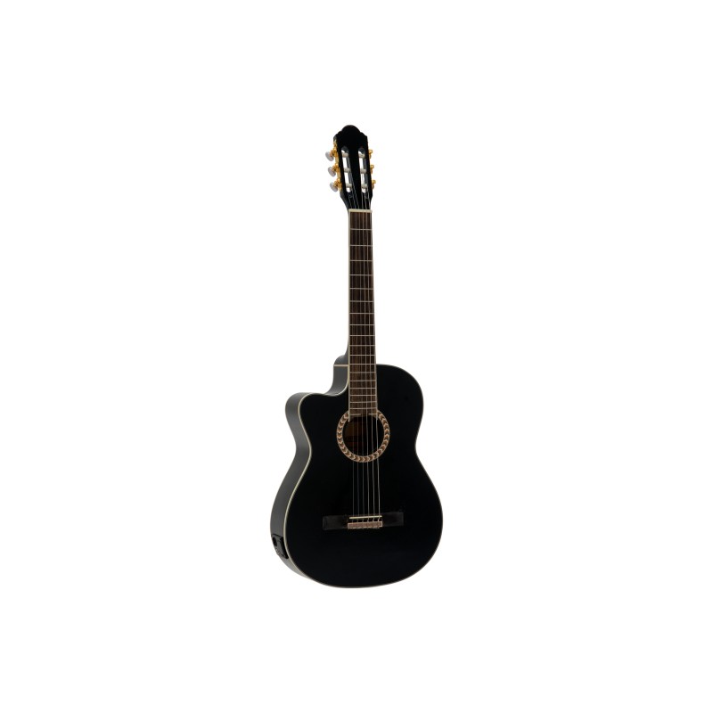 DIMAVERY CN-600L Classical guitar, black - 1