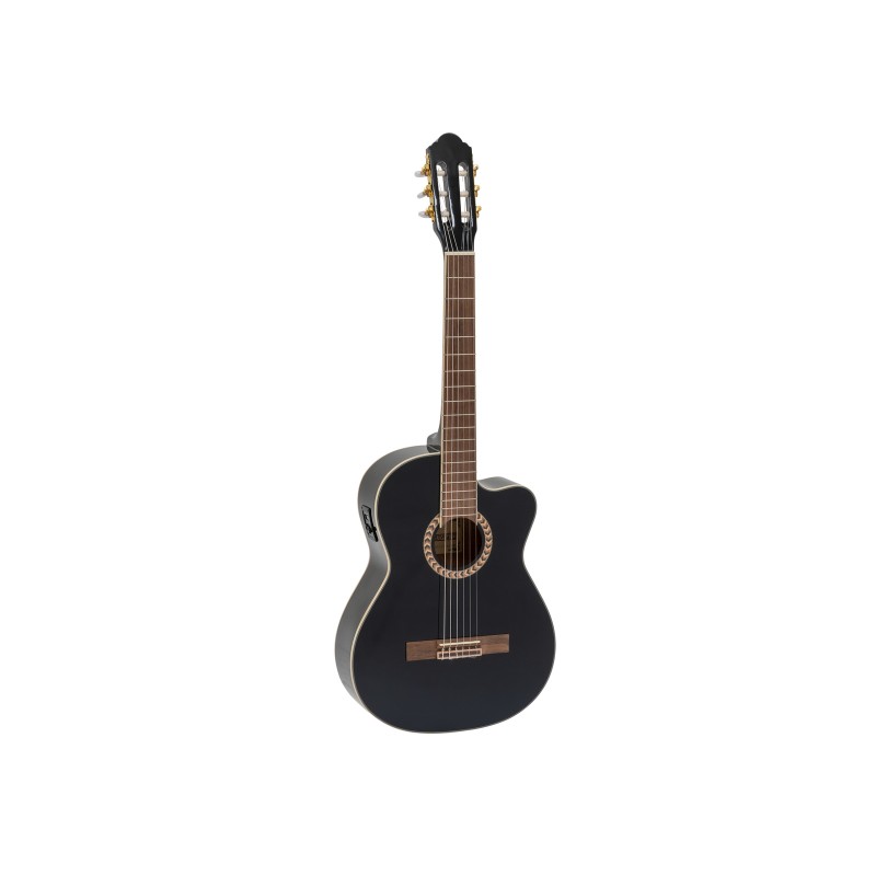 DIMAVERY CN-600E Classical guitar, schwarz - 1