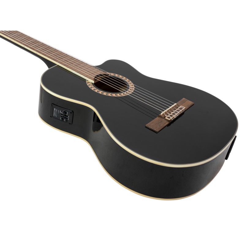 DIMAVERY CN-600E Classical guitar, schwarz - 3