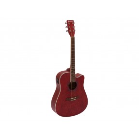 DIMAVERY JK-510 Western guitar, cutaway, grained - 1