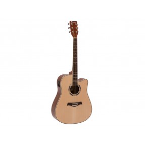 DIMAVERY JK-500 Western guitar, Cutaway, nature - 1
