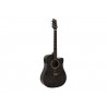DIMAVERY STW-90 Western Guitar, vintage black - 1