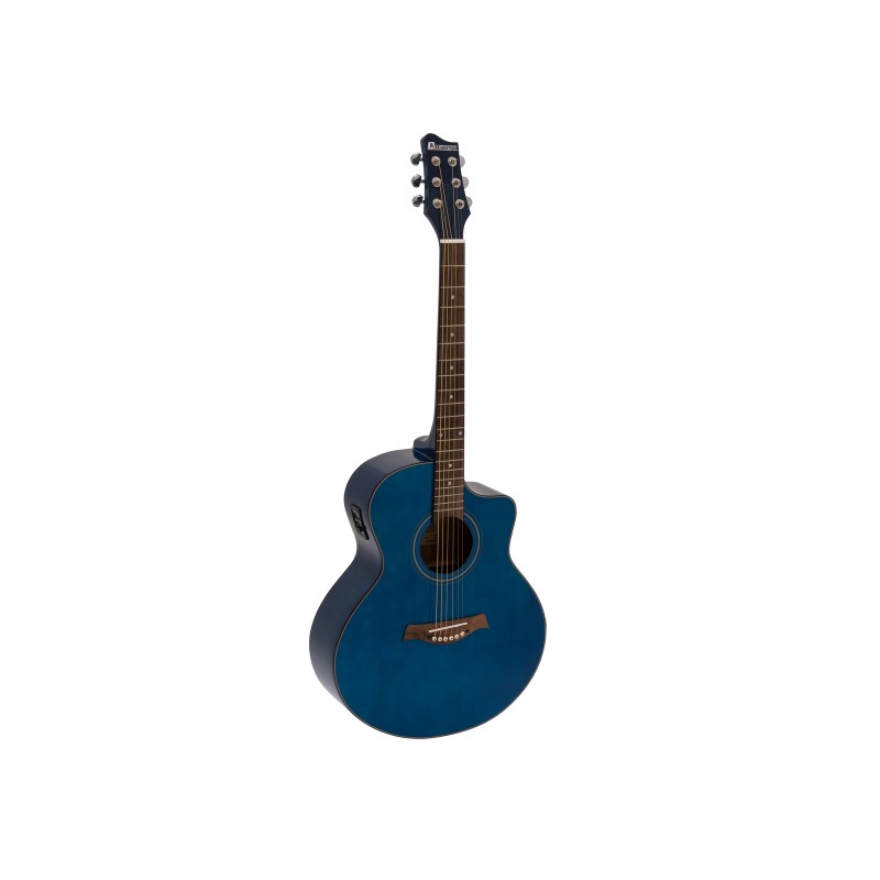 DIMAVERY STW-90 Western Guitar, crystal blue - 1