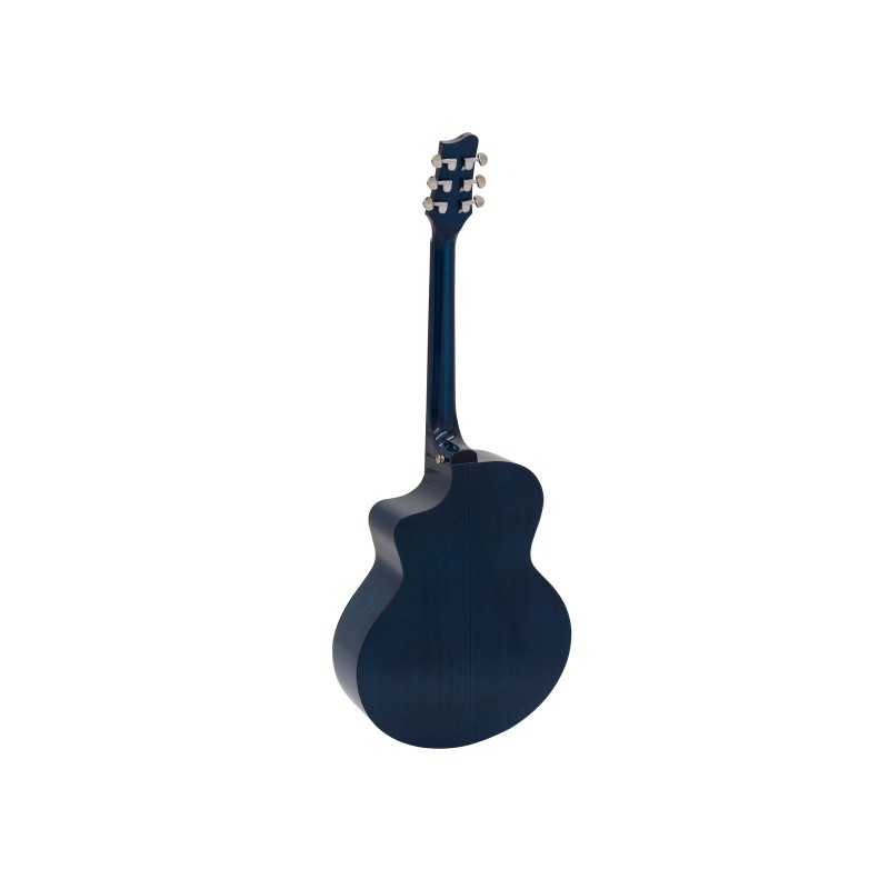 DIMAVERY STW-90 Western Guitar, crystal blue - 2