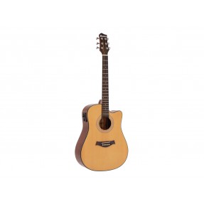 DIMAVERY STW-90 Western Guitar,natur - 1