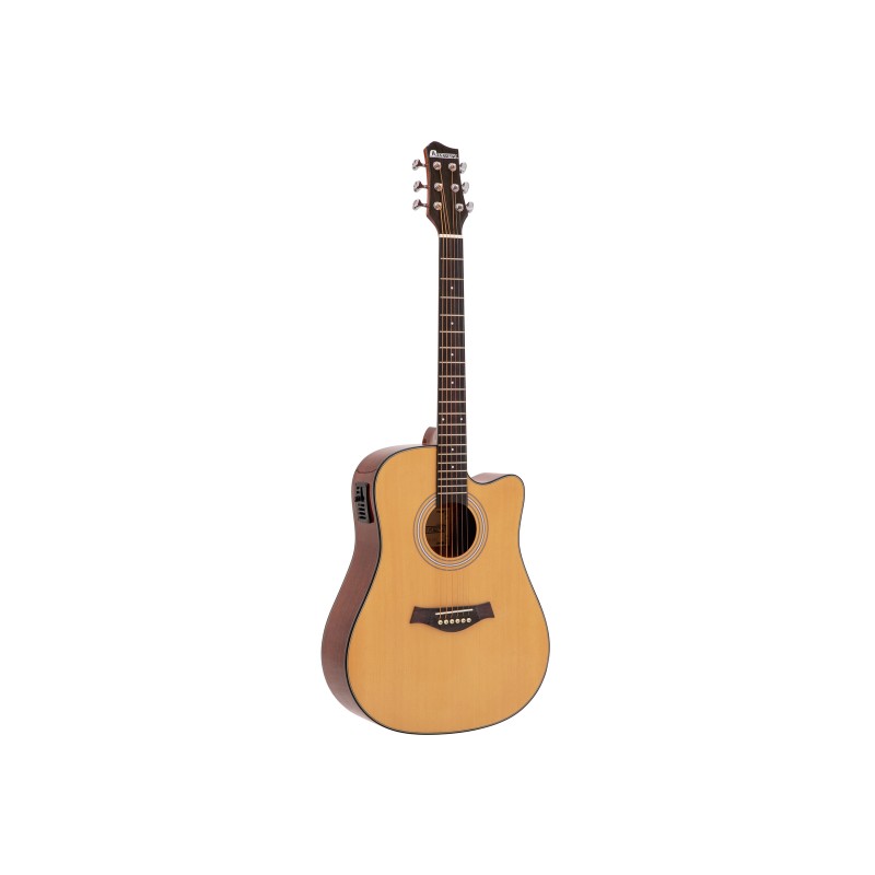DIMAVERY STW-90 Western Guitar,natur - 1