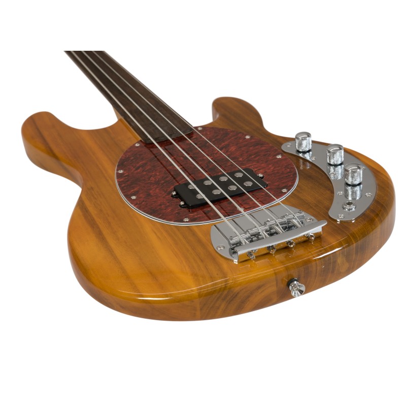 DIMAVERY MM-501 E-Bass, fretless, nature - 3