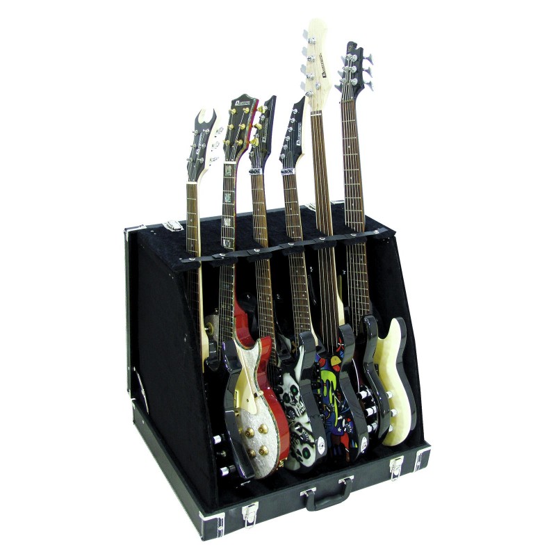 DIMAVERY Stand Case for 6 Guitars - 3